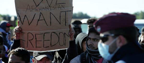 An Afghan refugee - Sputnik International