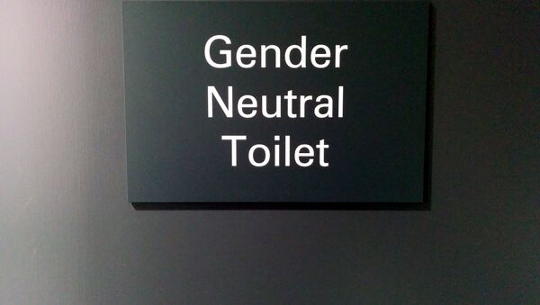 Gender Neutral Toilet sign, Imperial College Union, South Kensington, London, UK - Sputnik International