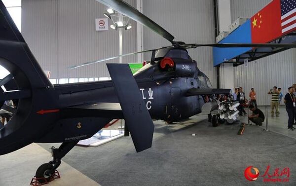 China’s light attack helicopter, Z-19E - Sputnik International