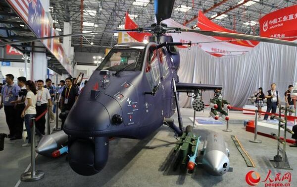 China’s light attack helicopter, Z-19E - Sputnik International