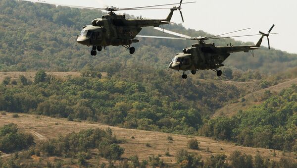 Paratroopers from Serbia, Russia, Belarus hold drill in Krasnodar region - Sputnik International