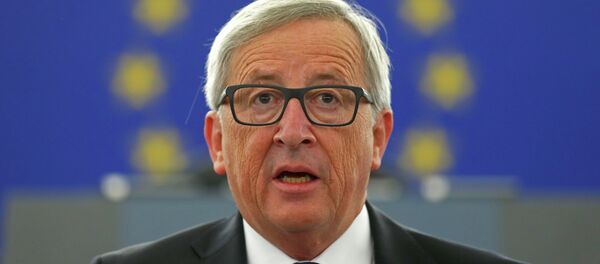 European Commission President Jean-Claude Juncker addresses the European Parliament in Strasbourg, France, September 9, 2015 European Commission President Jean-Claude Juncker addresses the European Parliament in Strasbourg, France, September 9, 2015 - Sputnik International