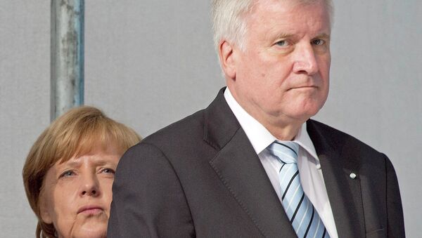 Horst Seehofer, the leader of the right wing Bavarian Christian Social Union said that no society could cope with such prolonged increases in migrants influxes, saying Merkel had sent completely the wrong signal to the world. - Sputnik International
