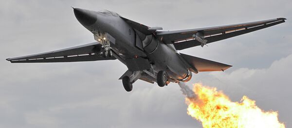 A Royal Australian Air Force F111 bomber A Royal Australian Air Force F111 bomber - Sputnik International