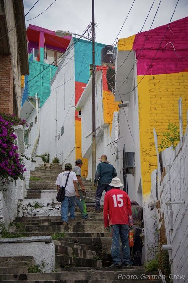 When Mexican City Turns Into a Massive Rainbow - Sputnik International