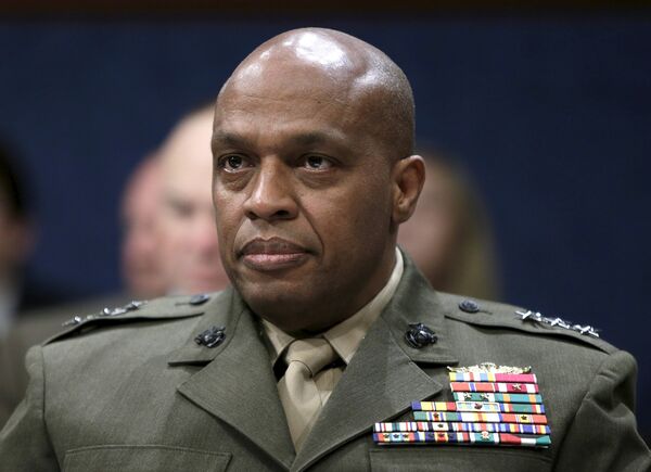 Defense Intelligence Agency Director USMC Lt. General Vincent Stewart waits to testify at a House (Select) Intelligence Committee hearing on World Wide Cyber Threats on Capitol Hill in Washington September 10, 2015 Defense Intelligence Agency Director USMC Lt. General Vincent Stewart waits to testify at a House (Select) Intelligence Committee hearing on World Wide Cyber Threats on Capitol Hill in Washington September 10, 2015 - Sputnik International