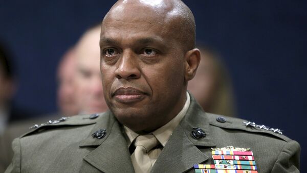 Defense Intelligence Agency Director USMC Lt. General Vincent Stewart waits to testify at a House (Select) Intelligence Committee hearing on World Wide Cyber Threats on Capitol Hill in Washington September 10, 2015 - Sputnik International