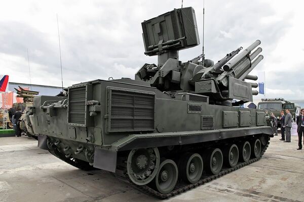 Pantsir-S1 air defence system, full-track chasis Pantsir-S1 air defence system, full-track chasis - Sputnik International