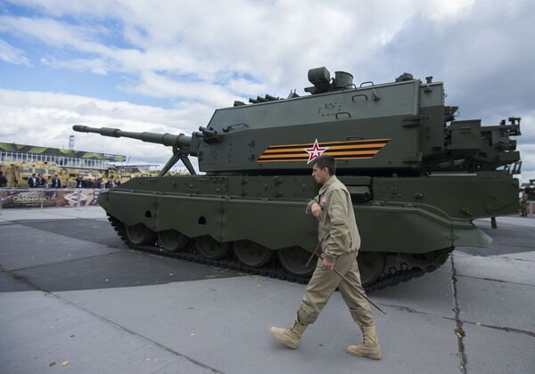 Self-propelled artillery gun 2S35 Coalition-SV Self-propelled artillery gun 2S35 Coalition-SV - Sputnik International