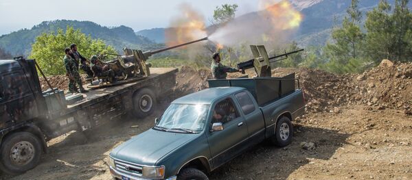 Syrian soldiers. File photo Syrian soldiers. File photo - Sputnik International