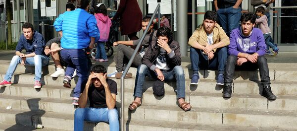 Migrants in Hamburg - Sputnik International