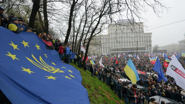 Massive pro-EU rally in Kiev. November 24, 2013 - Sputnik International