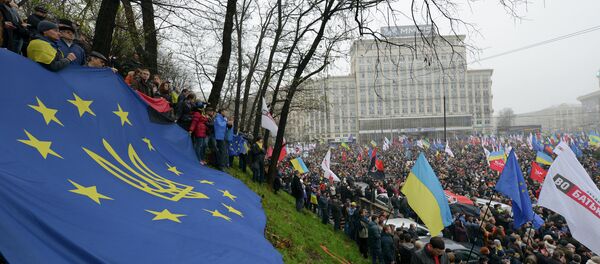 Massive pro-EU rally in Kiev. November 24, 2013 - Sputnik International