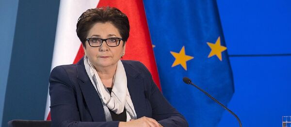Polish Interior Minister Teresa Piotrowska - Sputnik International