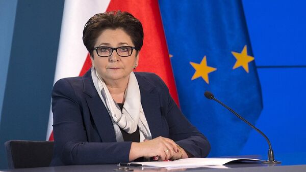 Polish Interior Minister Teresa Piotrowska - Sputnik International