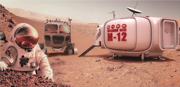 A self-deployable habitat can save crews valuable time in setting up quarters on faraway locales like Mars. A self-deployable habitat can save crews valuable time in setting up quarters on faraway locales like Mars. - Sputnik International