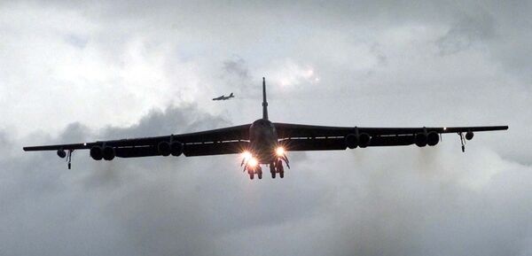 An American B-52 bomber An American B-52 bomber - Sputnik International