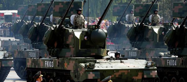 PGZ-07 twin 35mm self-propelled anti-aircraft guns - Sputnik International