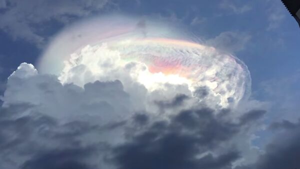 Rainbow clouds in Costa Rica - Sputnik International