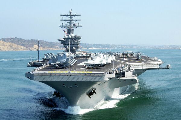 The aircraft carrier USS Nimitz - Sputnik International