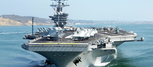 The aircraft carrier USS Nimitz The aircraft carrier USS Nimitz - Sputnik International