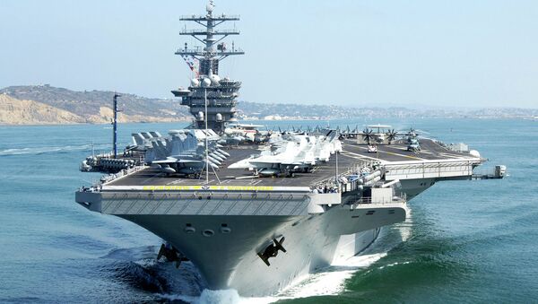 The aircraft carrier USS Nimitz - Sputnik International