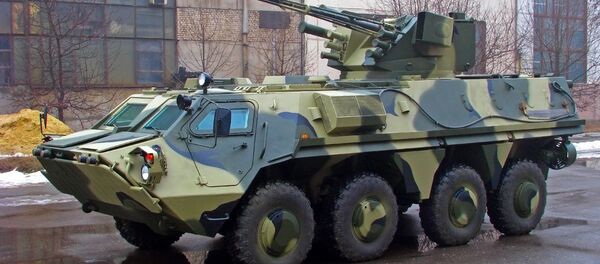 BTR-4 with the fighting module Parus - Sputnik International
