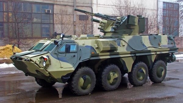 BTR-4 with the fighting module Parus - Sputnik International