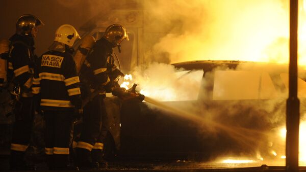 Czech firemen. File photo - Sputnik International