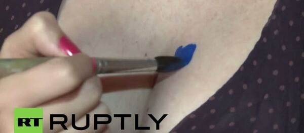 Meet the artist who can paint Putin... with her BREASTS! Meet the artist who can paint Putin... with her BREASTS! - Sputnik International