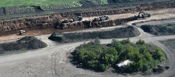 Zhuravka-Millerovo railway haul under construction to bypass Ukraine Zhuravka-Millerovo railway haul under construction to bypass Ukraine - Sputnik International