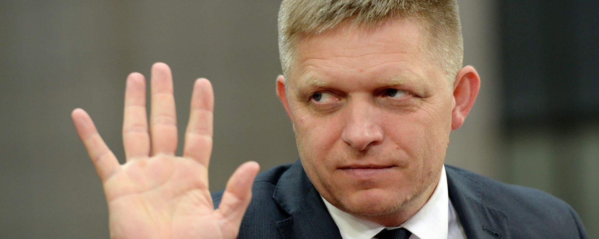 Slovakia's Prime minister Robert Fico arrives for an emergency Eurogroup finance ministers' meeting on Greece at the European Council in Brussels, on June 22, 2015 - Sputnik International, 1920, 29.09.2023
