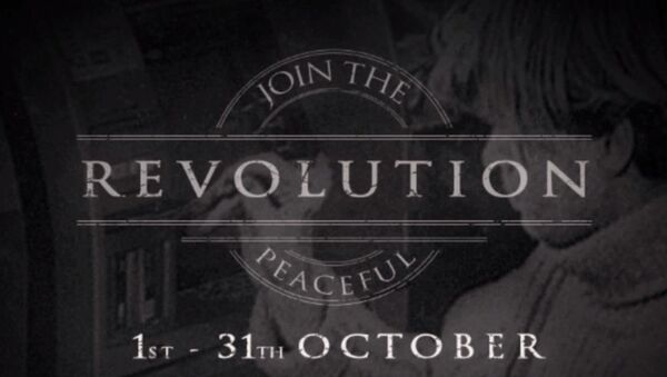 Anonymous launches Black October campaign. - Sputnik International