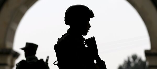 Afghan security forces stand guard. Afghan security forces stand guard. - Sputnik International