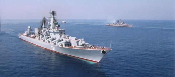 The Moskva missile cruiser of the Guards The Moskva missile cruiser of the Guards - Sputnik International