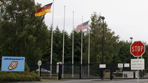 The main gate of the airbase in Buechel/Cochem, Germany, photographed on Sunday, June 22, 2008 - Sputnik International