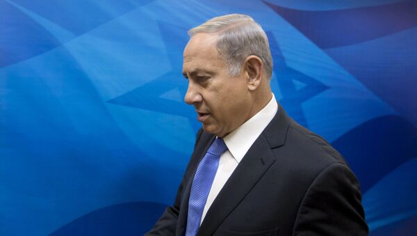 Israel's Prime Minister Benjamin Netanyahu arrives to the weekly cabinet meeting at his office in Jerusalem, September 20, 2015 - Sputnik International