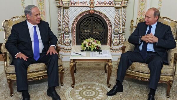 Russian President Vladimir Putin meets with Israeli Prime Minister Benjamin Netanyahu - Sputnik International