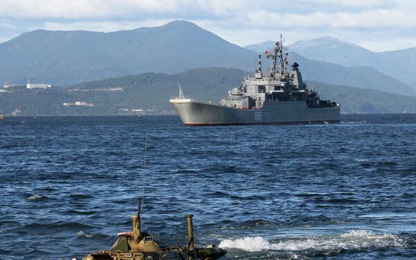 Training exercise to rebuff amphibious assault landing on shore of Kamchatka Peninsula - Sputnik International