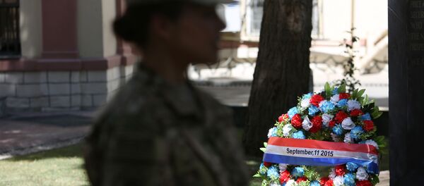 Jamie Roux lost his father during the September 11 terrorist attacks in 2001. Fourteen years later he was arrested for voicing his frustration over the US exploitation of a tragedy to advance its own militarism. - Sputnik International