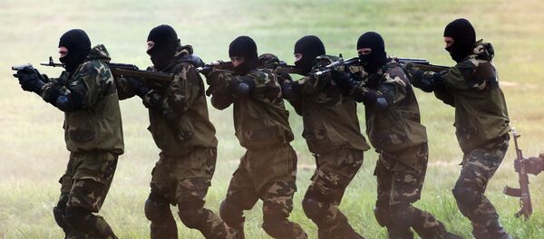 Demonstration performances by Spetsnaz troops - Sputnik International