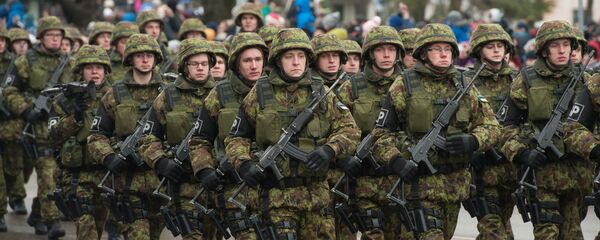 Estonian soldiers - Sputnik International