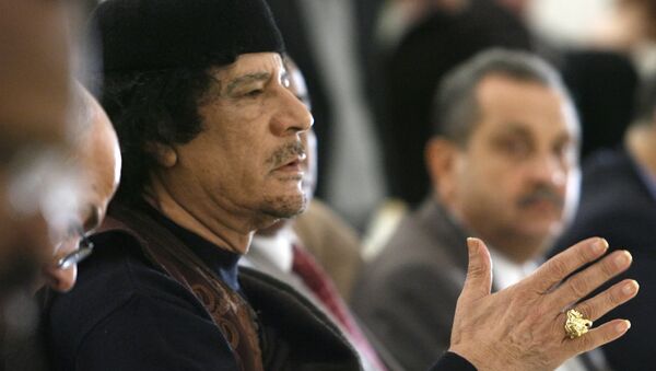 Leader of the Socialist People's Libyan Arab Jamahiriya Muammar Gaddafi. (File) - Sputnik International