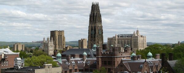 Yale University skyline, New Haven, Connecticut - Sputnik International