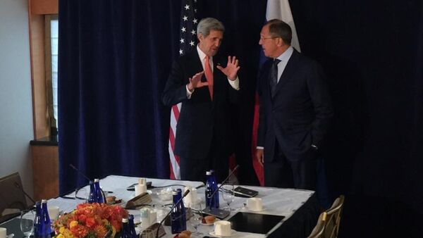 Lavrov-Kerry in New York - Sputnik International