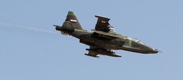 An Iraqi Sukhoi Su-25 jet An Iraqi Sukhoi Su-25 jet - Sputnik International