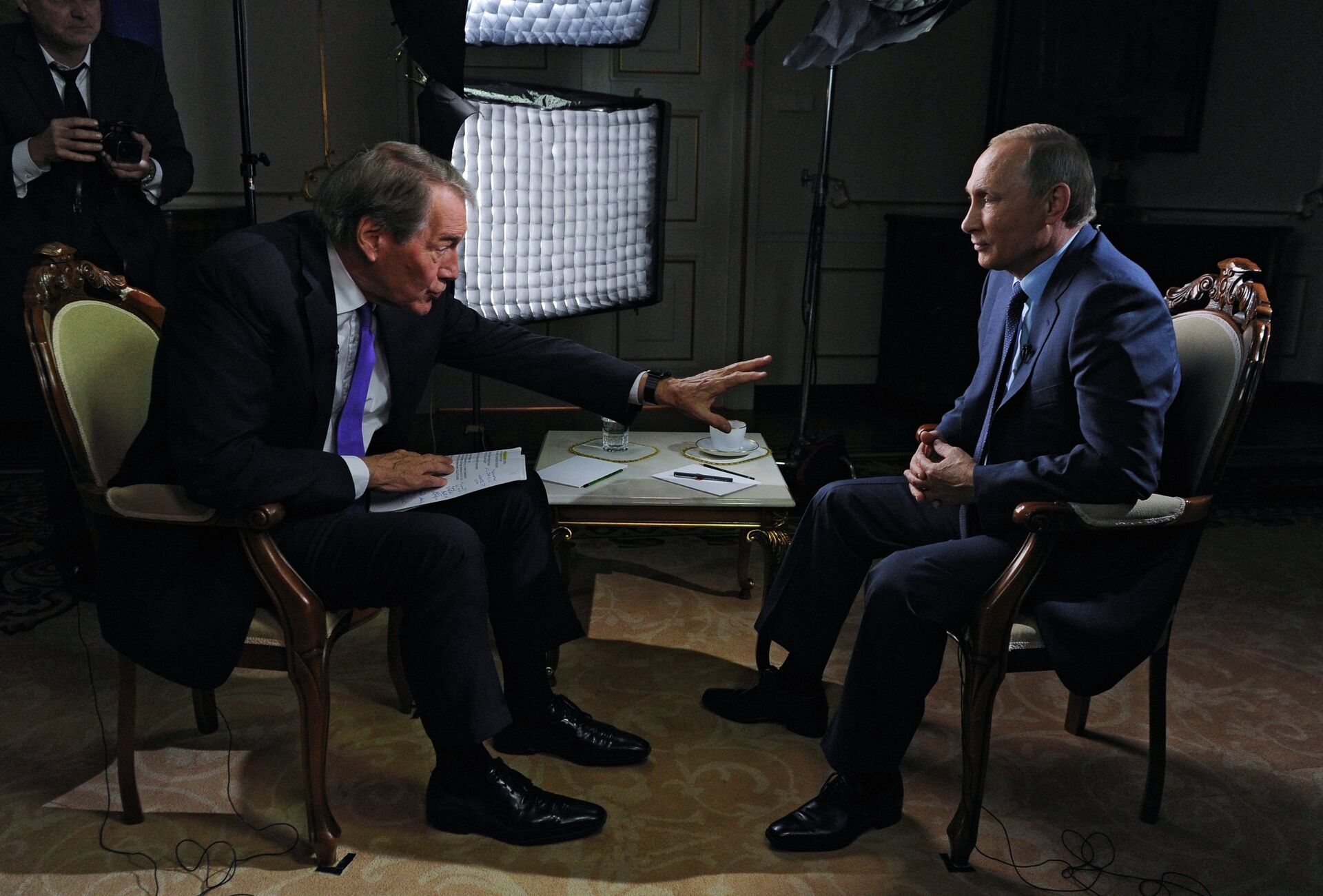 Russian President Vladimir Putin gives interview for CBS and PBS channels - Sputnik International, 1920, 29.08.2023