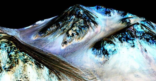Water Flows On Mars Water Flows On Mars - Sputnik International