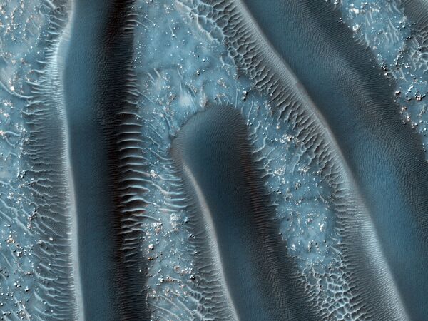 Sand dunes on the surface of Mars - Sputnik International