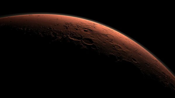 Mars at the boundary between darkness and daylight - Sputnik International